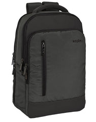MOCHILA PARA PORTATIL 15,6 +TABLET +USB BUSINESS GREY | SAFTA BUSINESS