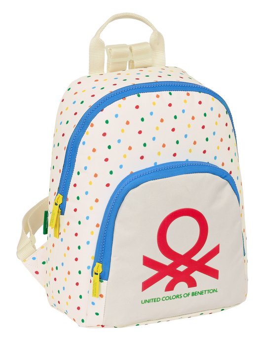Mini mochila Benetton Topitos 25x30x13cm Safta Imagen principal del producto