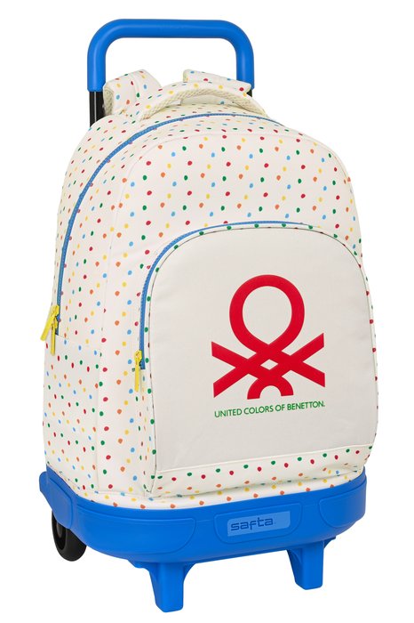 Mochila grande con ruedas compact extraible Benetton Topitos SAFTA Imagen principal del producto