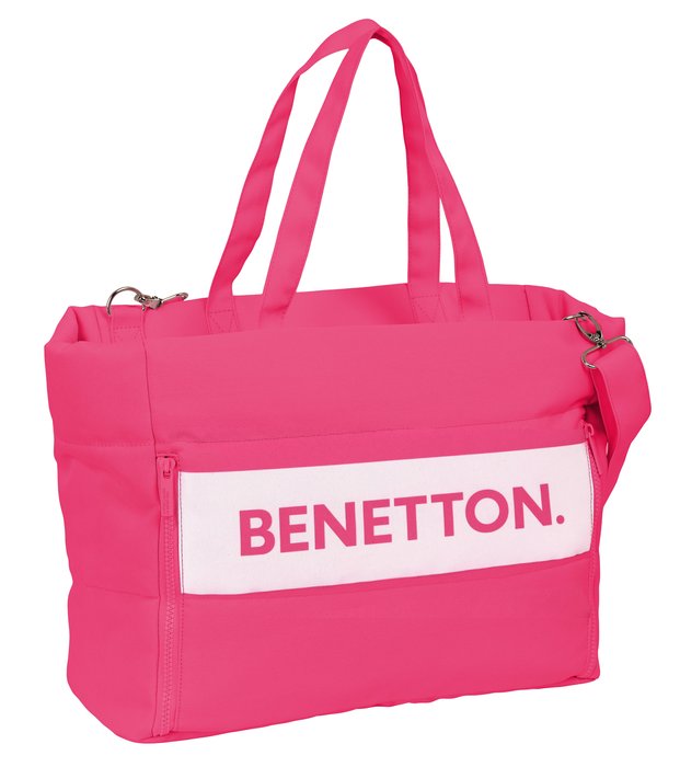Bolsa con bolsillo para portátil 14,1" Benetton Raspberries SAFTA