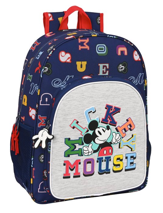 Mochila adaptada Mickey Mouse Only One 33x42x14 cm SAFTA Imagen principal del producto