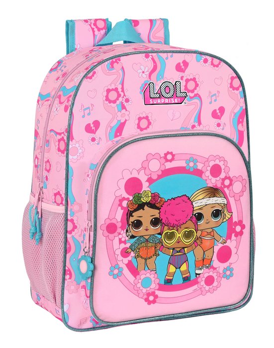 Mochila de 33 cm adaptable Carro LOL Surprise! Glow Girl SAFTA Imagen principal del producto