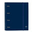 Carpeta 4 Anillas 35mm Recambio A4 Azul Marino SAFTA