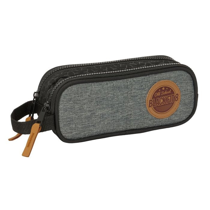 Portatodo doble reciclado Blackfit8 Old School SAFTA