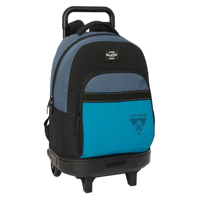 MOCHILA ESCOLAR+CARRO COMPACT EXTRAIBLE BLACKFIT8 CALIFORNI | SAFTA, S,A,