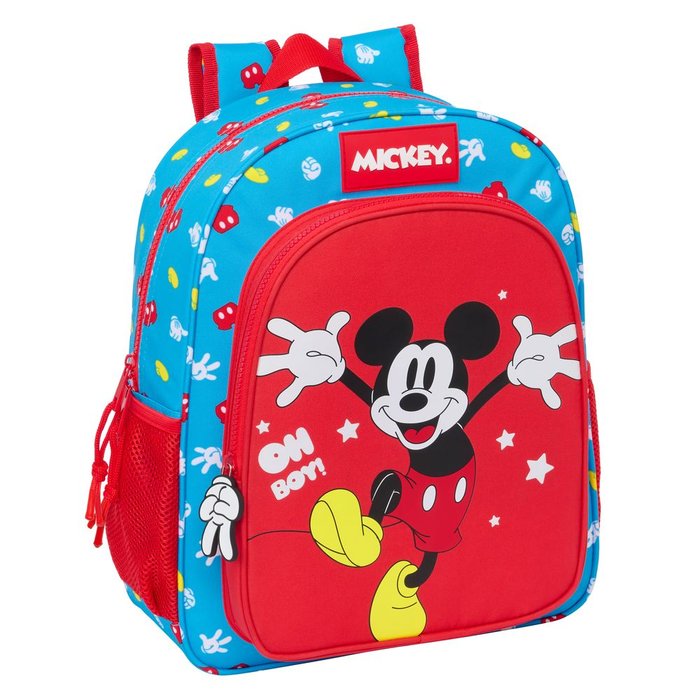Mochila junior adaptable carro Mickey Mouse Fantastic SAFTA