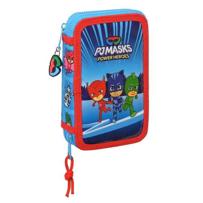 Plumier doble pequeño 28 piezas PajMasks Safta Imagen principal del producto