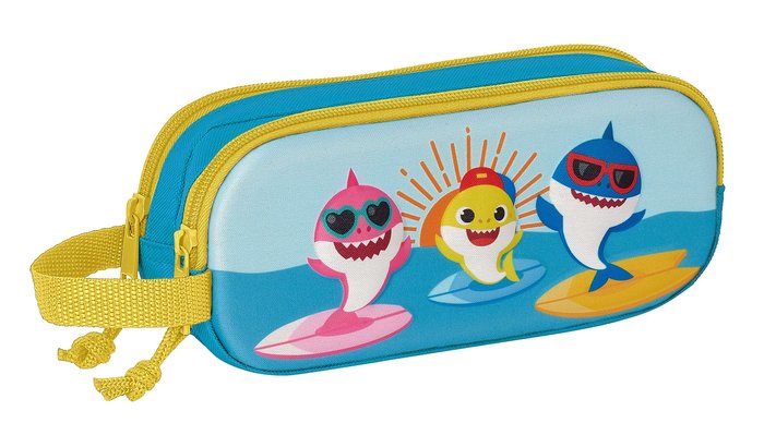 Portatodo doble 3D Baby Shark Safta