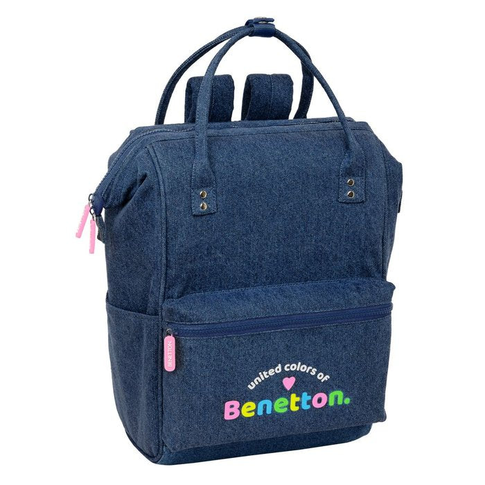 Mochila con asas para portátil 13 Benetton Denim SAFTA Imagen principal del producto