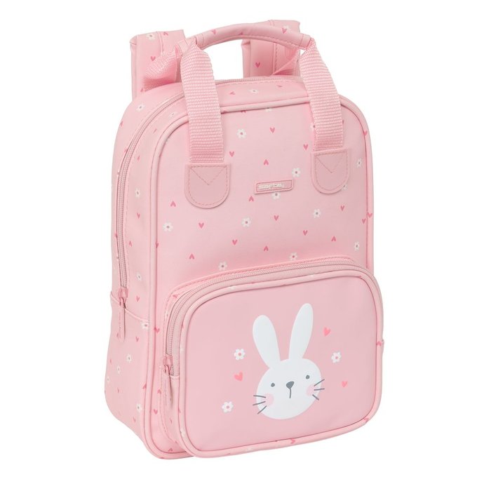 Mochila infantil con asas fácil limpieza Safta Bunny 20x28x8 cm Imagen principal del producto