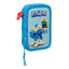 Plumier Doble Pequeño Los Pitufos Safta 28 Piezas