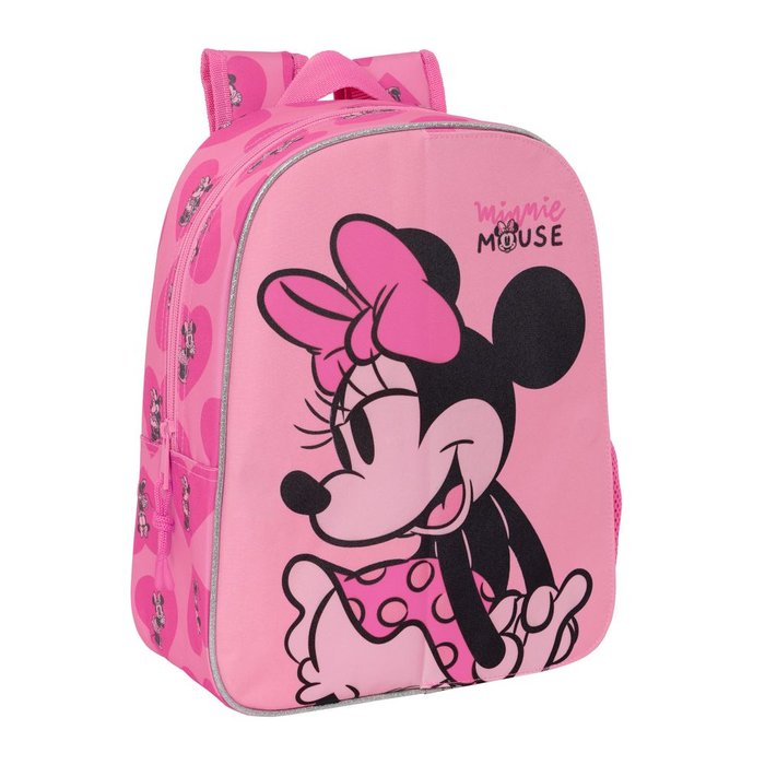 Mochila Infantil Adaptable Carro Front-Inter Minnie Mouse Loving SAFTA Imagen principal del producto