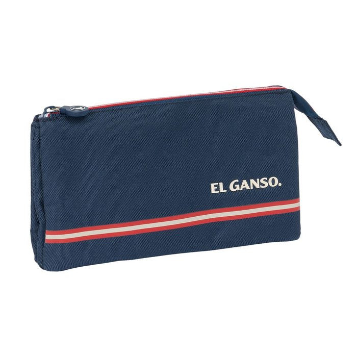 PORTATODO TRIPLE EL GANSO CLASSIC AZUL MARINO | SAFTA, S,A,