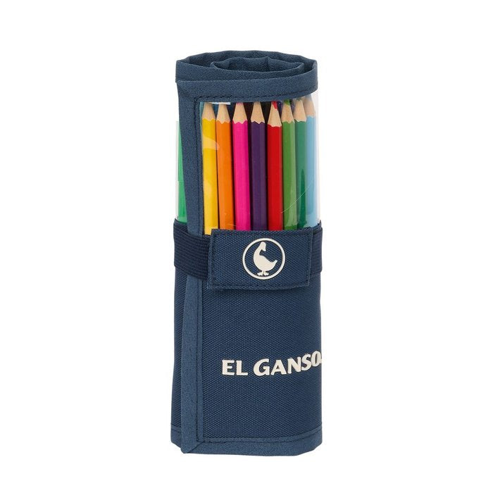 Plumier enrollable 27 piezas El Ganso Classic Safta