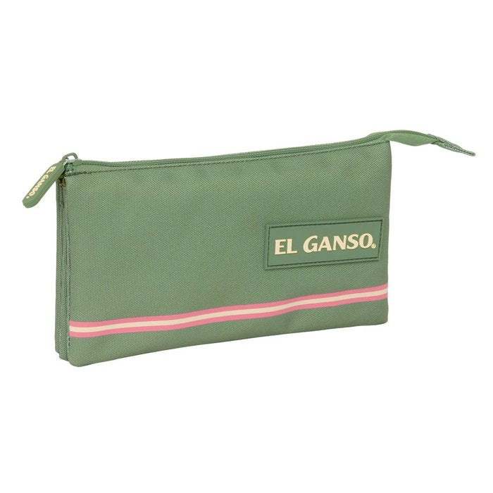 Portatodo triple El Ganso Basics Verde Safta Imagen principal del producto