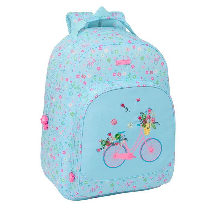 Mochila adaptable carro reciclado Safta bicicleta 32x42x15 cm Imagen principal del producto