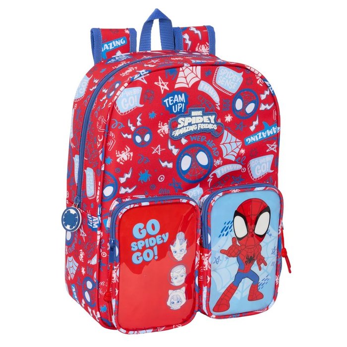 MOCHILA INFANTIL BOLSILLOS ADAPTABLE A CARRO SPIDEY RESCUE | SAFTA, S,A, Imagen principal del producto