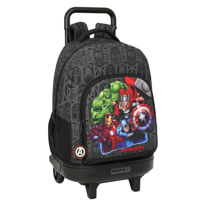 MOCHILA ESCOLAR + CARRO COMPACT EXTRAIBLE AVENGERS VENDETTA | SAFTA, S,A, Imagen principal del producto