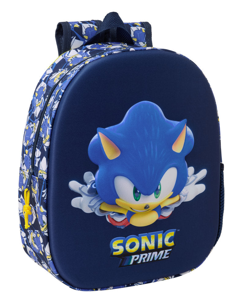 Mochila 3D Guarderia 33 cm Sonic City SAFTA Imagen principal del producto