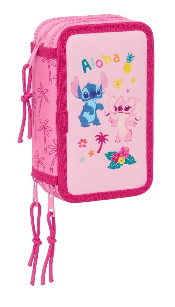 PLUMIER TRIPLE 37 PCS STITCH CHILL | SAFTA, S,A, Imagen principal del producto