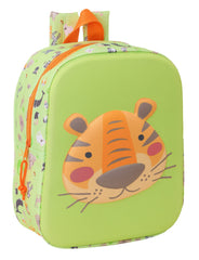 MOCHILA GUARDERIA 3D 27CM SAFTA TIGER | SAFTA, S,A,