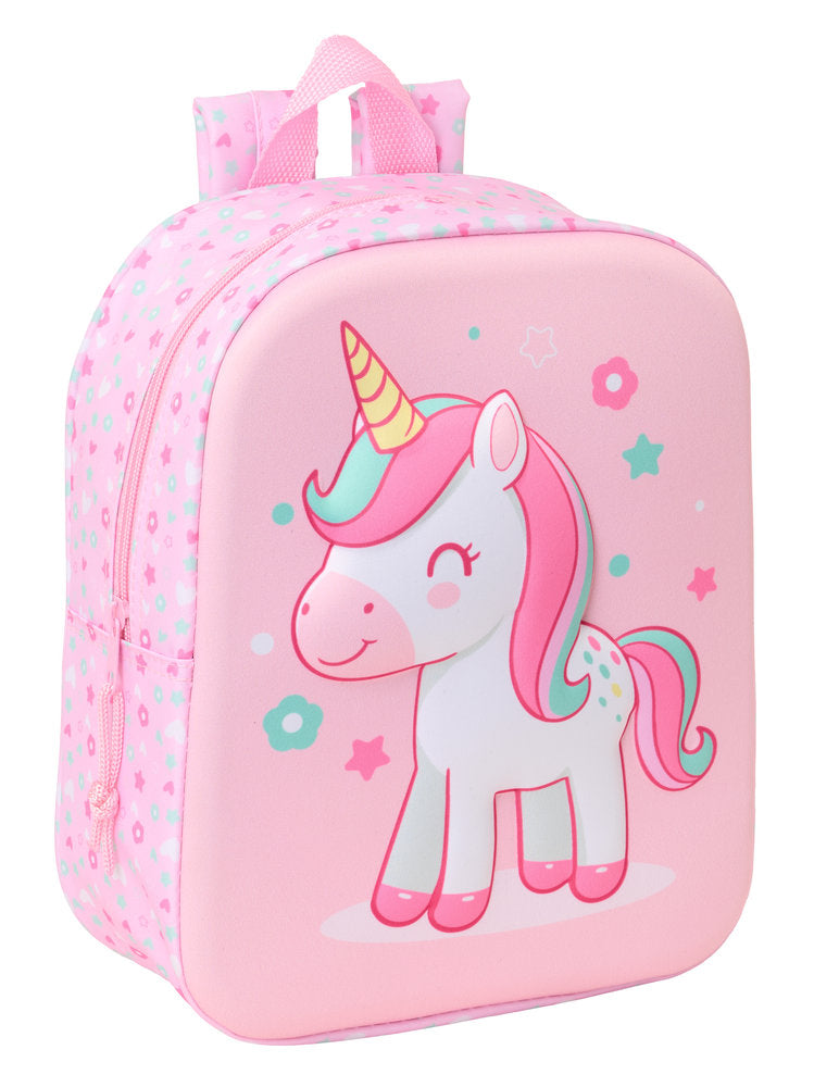 MOCHILA GUARDERIA 3D 27CM SAFTA UNICORN | SAFTA, S,A,