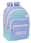 Mochila Doble Cantoneras 42 cm Adapt a Carro Munich Mellow SAFTA