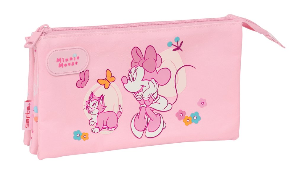 PORTATODO TRIPLE MINNIE MOUSE BABY | SAFTA, S,A,