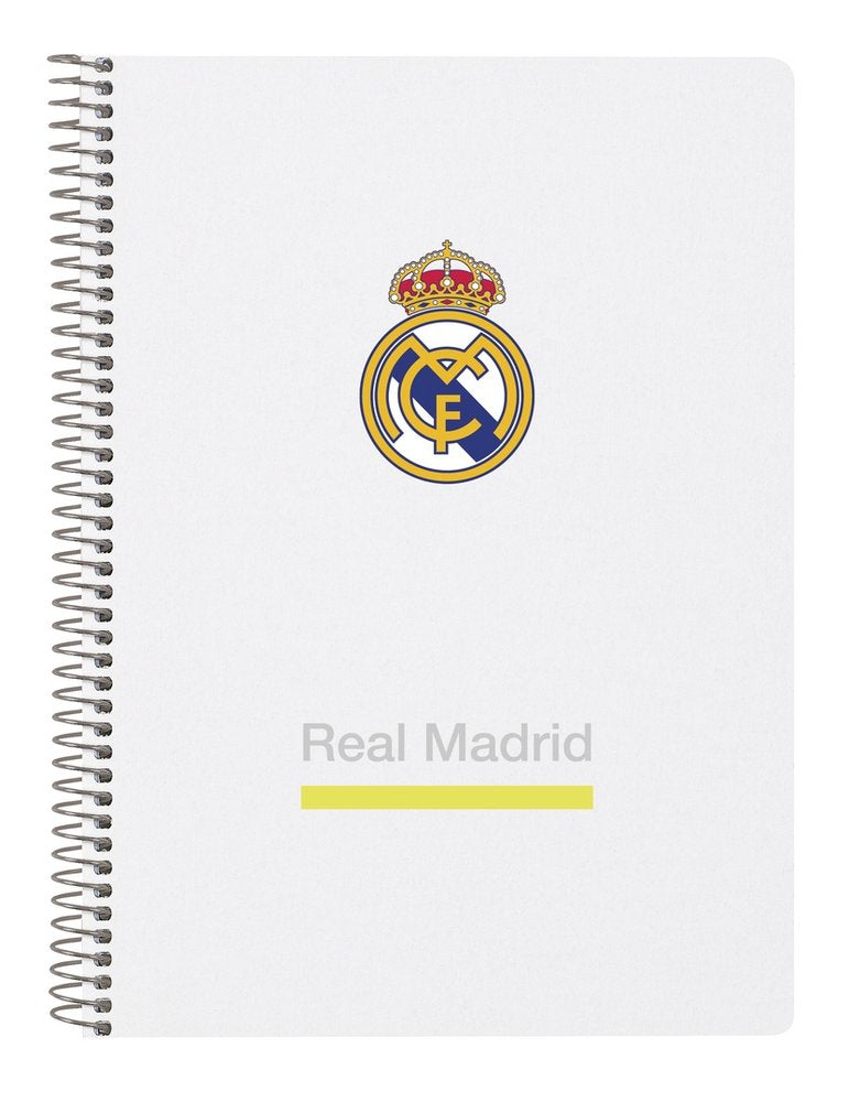 Libreta A5 Tapas Duras 80 H. Real Madrid 1ª Equip. 25/26 SAFTA