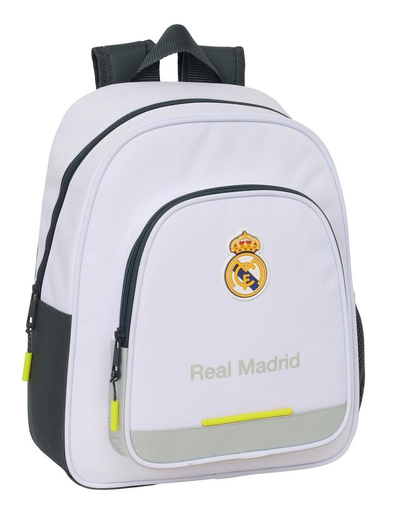 MOCHILA INF, 34CM ADAPT A CARRO REAL MADRID 1ª EQUIP, 25/26 | SAFTA, S,A,