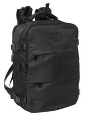 MOCHILA VIAJE CABINA 44CM PORTATIL 15,6'' SAFTA NEGRO | SAFTA, S,A,
