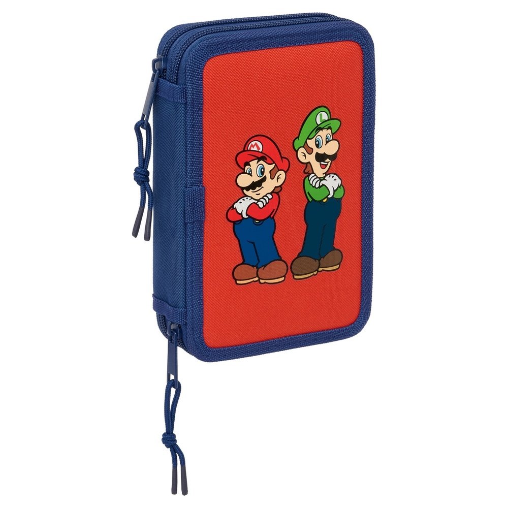 Plumier doble Pqño 29 pcs Super Mario Mamma Mia SAFTA Imagen principal del producto