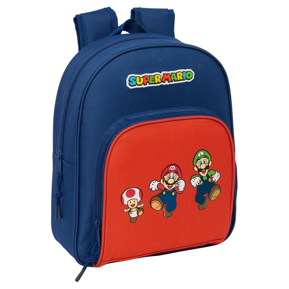 Mochila infantil adaptada a carro Super Mario Mamma Mia SAFTA