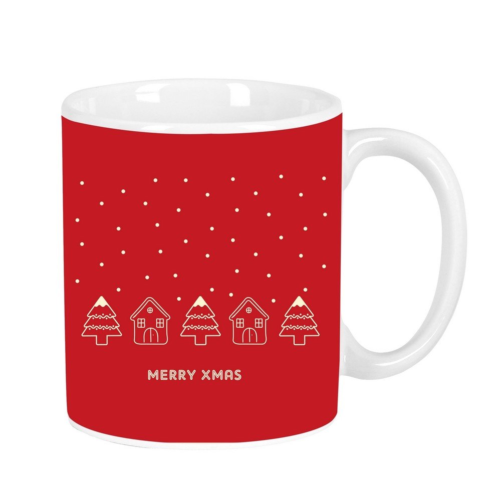Taza grande Casitas Merry Xmas SAFTA