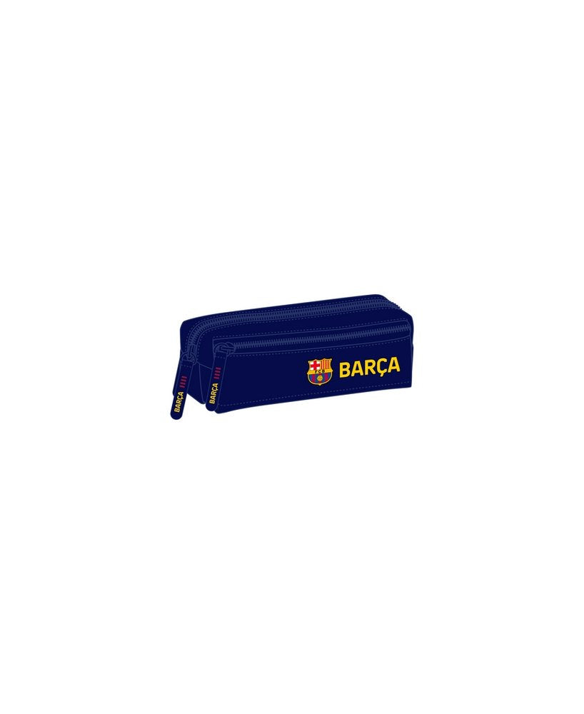 PORTATODO TRIPLE CON GOMA F,C, BARCELONA 1º EQUIP, 25/26 | SAFTA, S,A,