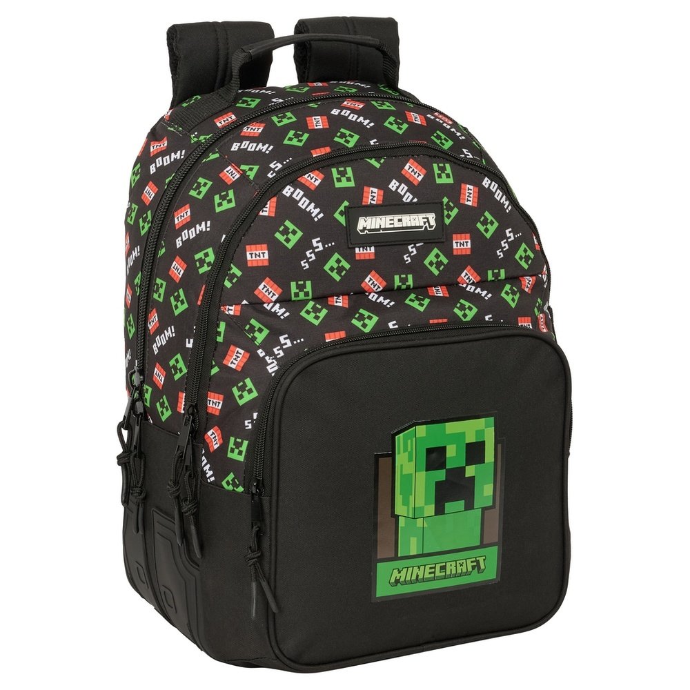 Mochila doble Cantoneras adapt. a carro Minecraft SAFTA