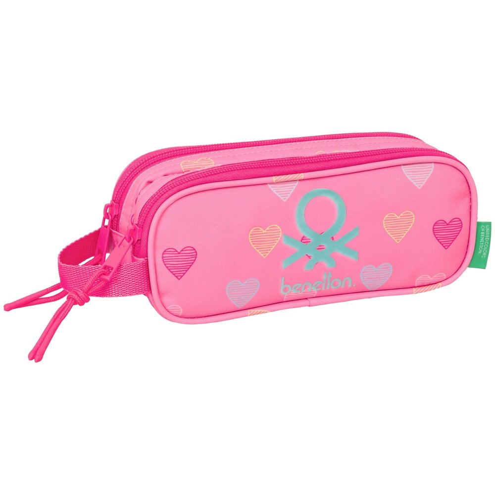 Portatodo Doble con Asa Benetton Heart Safta
