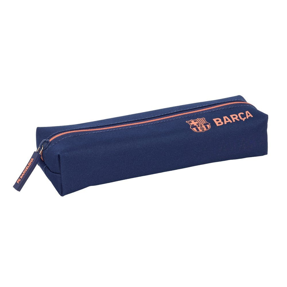 Portatodo rectangular con goma elástica azul marino FC Barcelona SAFTA