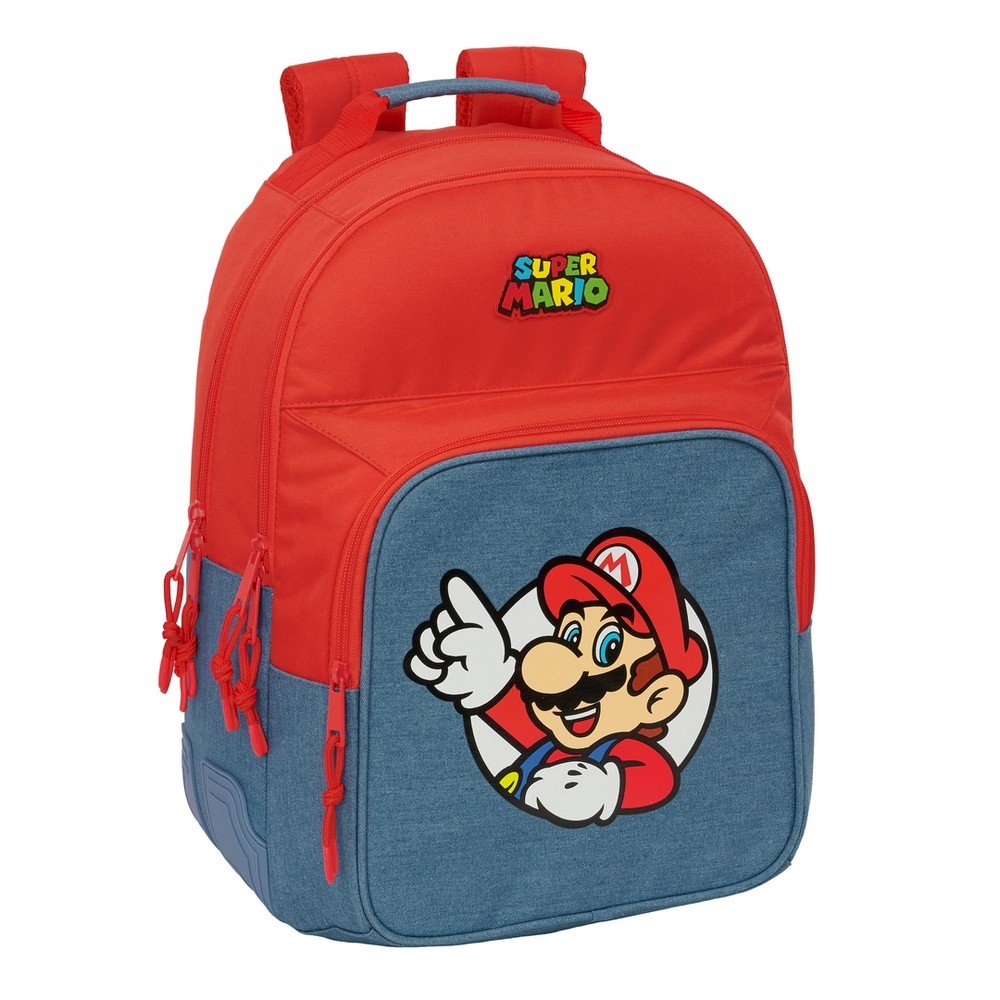 Mochila doble con cantoneras adaptable a carro Super Mario SAFTA Imagen principal del producto