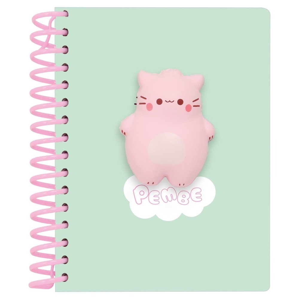 Bloc de notas frontal squishy Pembe the Pink Cat SAFTA Imagen principal del producto