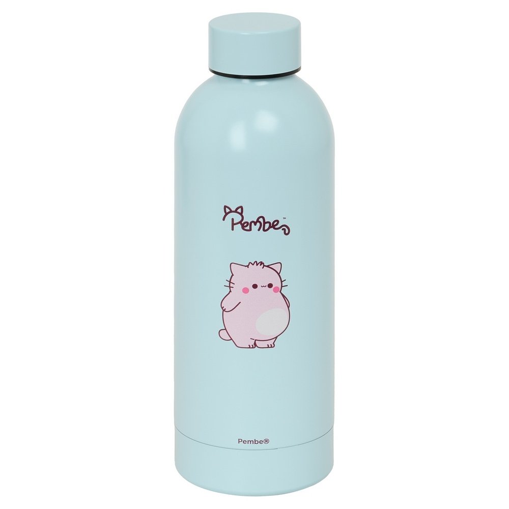 Botella Termo Acero Inoxidable 500ml Pembe The Pink Cat SAFTA