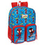Mochila infantil bolsillos adapt. carro Spidey SAFTA