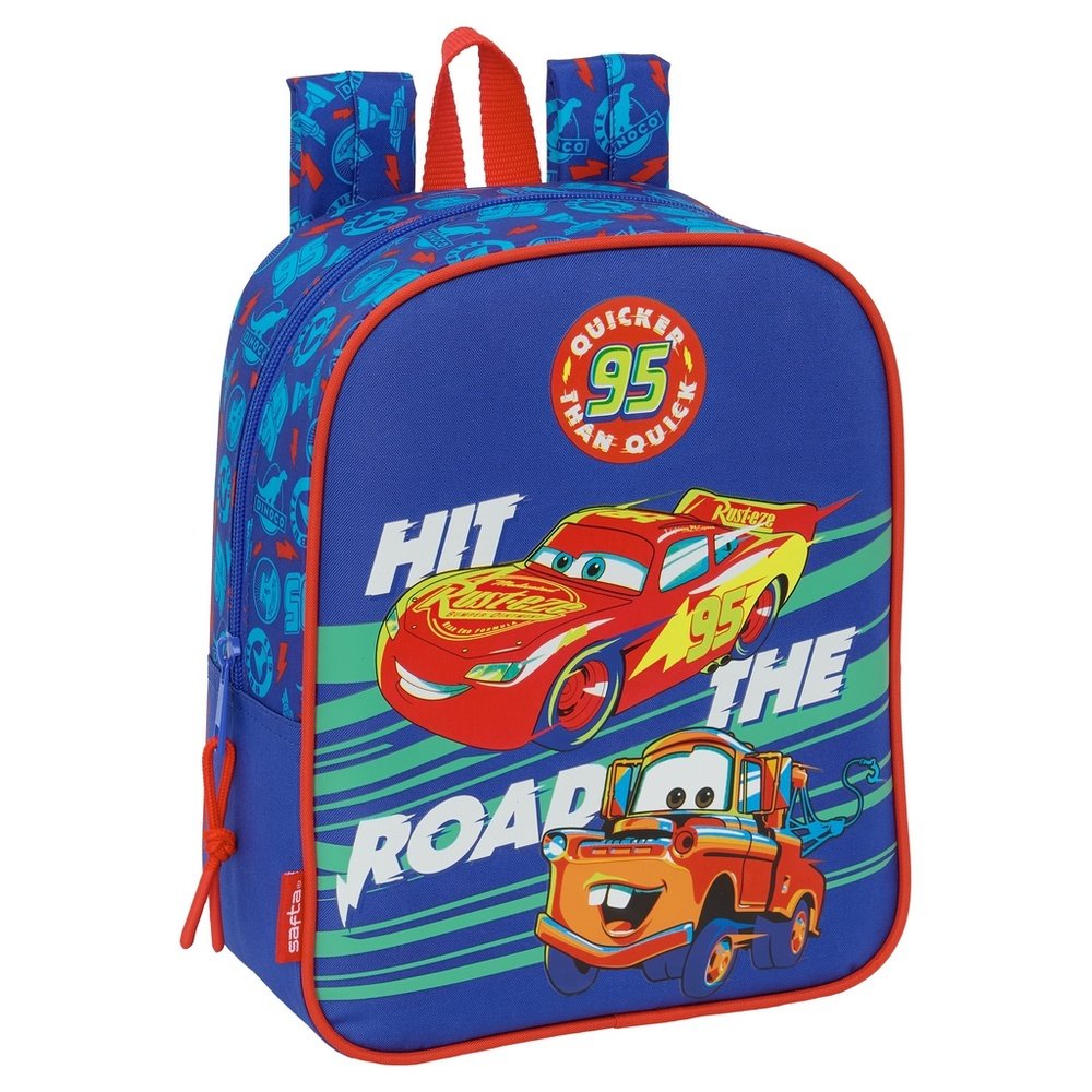Mochila Guarderia 27x22 Adapt. a Carro Cars SAFTA