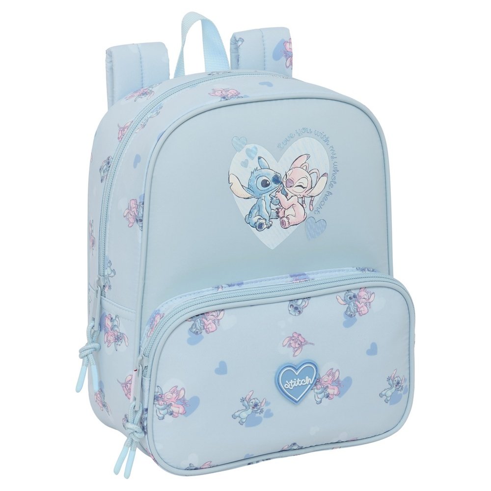 Mochila guardería 27x22 Bolsillo Adapt. Carro Stitch Baby SAFTA