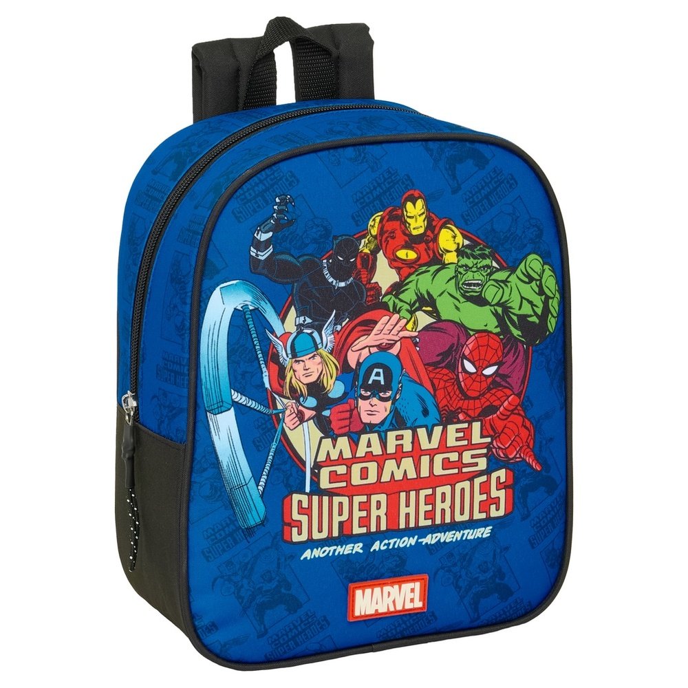 Mochila Guarderia 27x22 Adapt. a Carro Avengers SAFTA