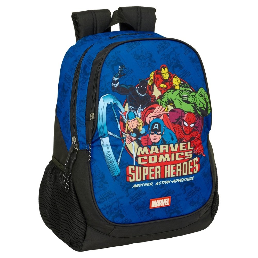 Mochila escolar 44x32 adapt. carro Avengers SAFTA