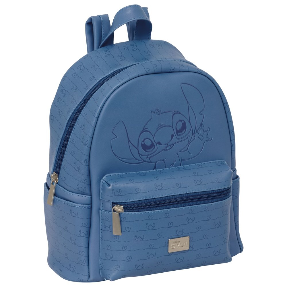 Mini Mochila Teen Casual Disney Stitch Azul SAFTA