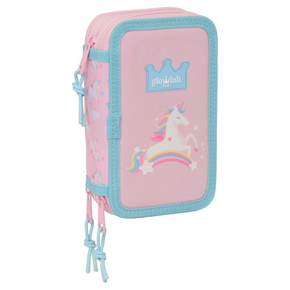 Plumier triple 37 piezas Glowlab Kids Safta Imagen principal del producto