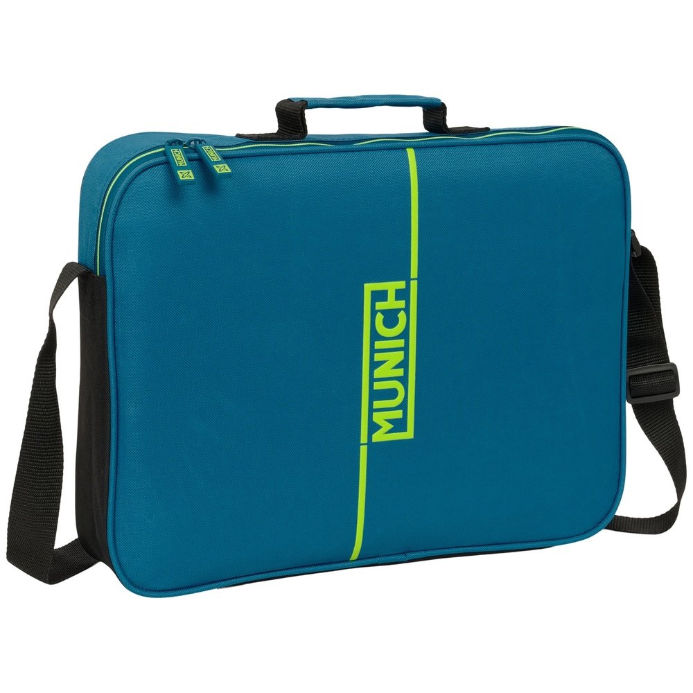 Cartera Extraescolares Munich Land SAFTA S.A. Negra y Verde