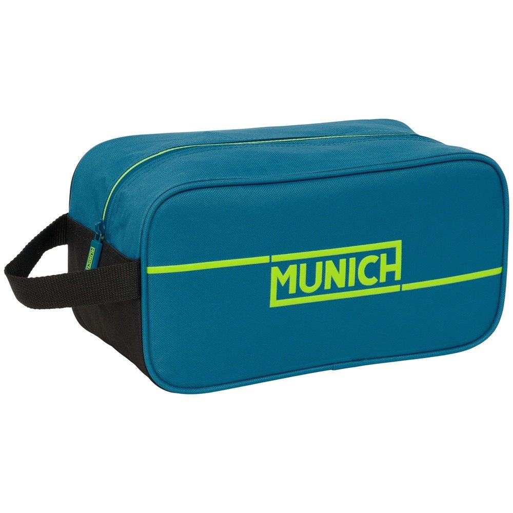 Zapatillero Munich Land Marca Safta Diseño Negro y Verde Imagen principal del producto